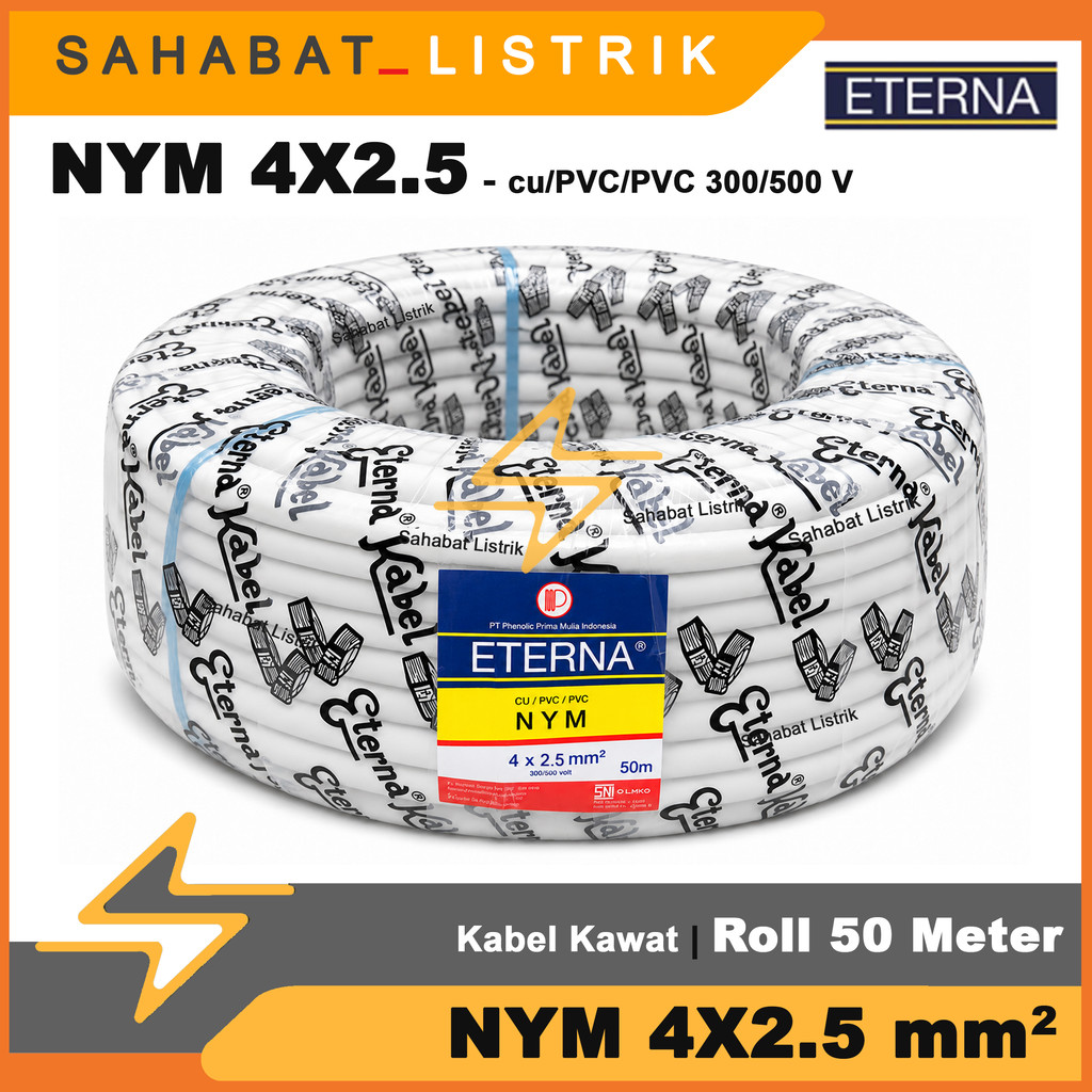 KABEL ETERNA NYM 4X2.5 4X2,5 50M