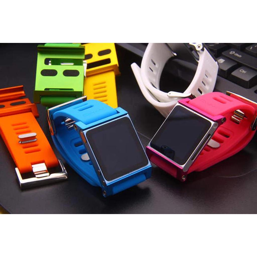 Second Generation Insert Style Aluminum Metal Wrist Strap Watch Band For Apple iPod Nano 6th Generat