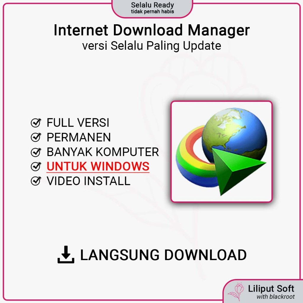 IDM Internet Download Manager Full Versi Permanen Tanpa Batas Penggunaan | Original
