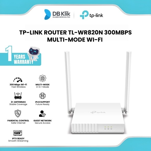 Router TP-Link TL-WR820N 300Mbps