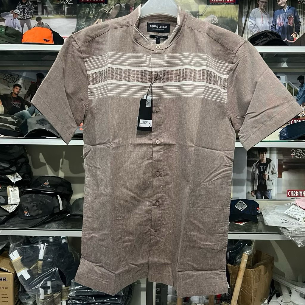 Best Seller  Baju Koko Pierre Gruno  / Kemeja Koko Lengan Pendek