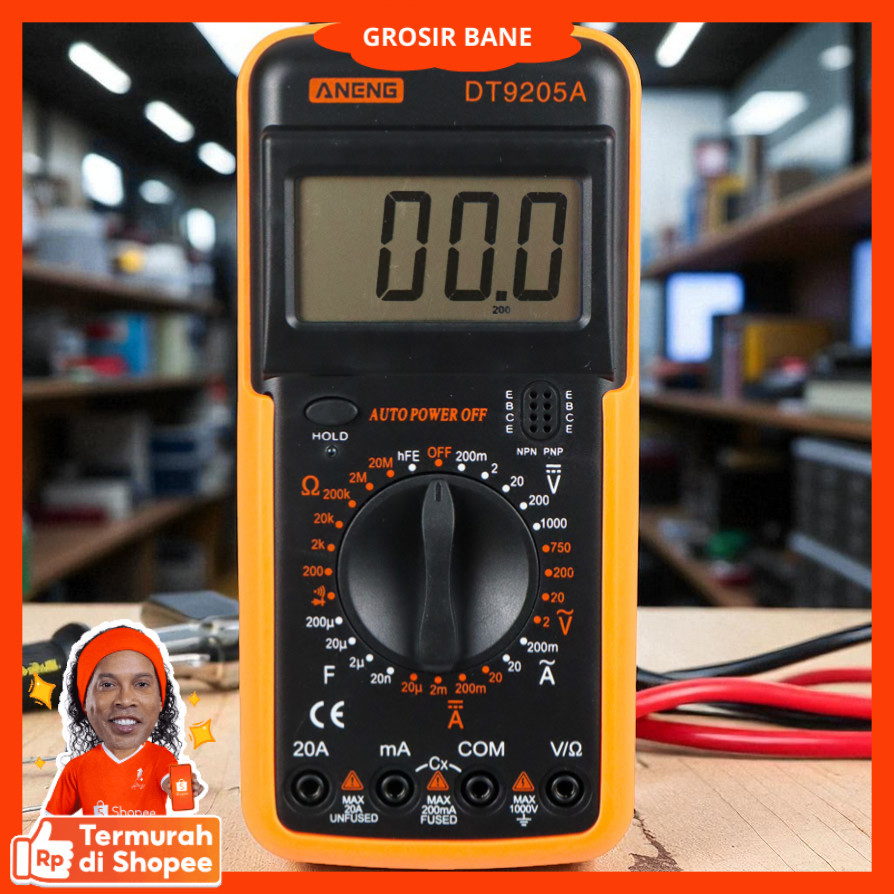 ANENG Digital Multimeter Voltage Tester - DT9205A