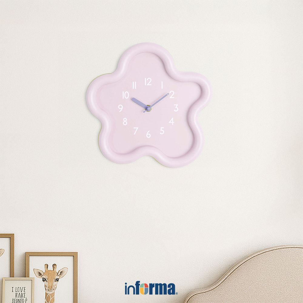 Informa Jam Dinding 25 cm Wall Clock Jam Tembok Dekorasi Dinding Jam Ruangan Clock Dinding