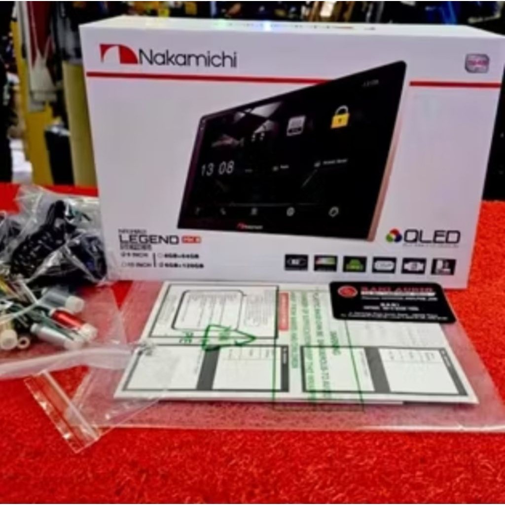Headunit Android 9 Inch / 10 Inch Nakamichi Legend MK IV Ram 8/128GB QLED