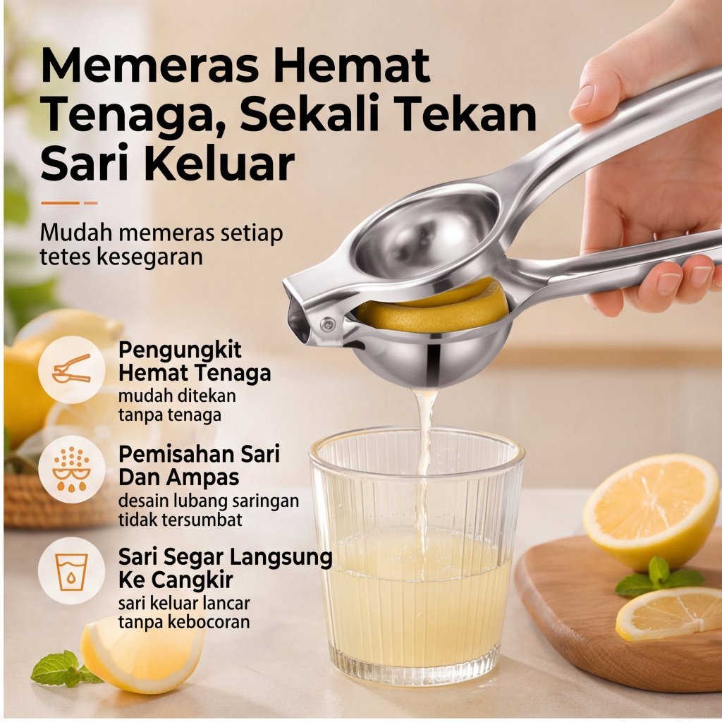 Alat pemeras jeruk, penjepit lemon, alat pemeras, alat pemeras jeruk manual kecil untuk penggunaan r