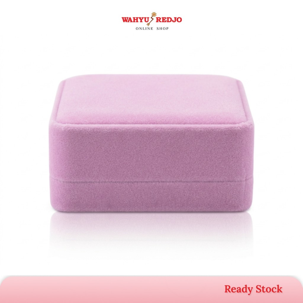 WAHYU REDJO - KOTAK PERHIASAN CINCIN KALUNG BOX STANDARD JEWELRY MINI SIZE POLOS BLUDRU