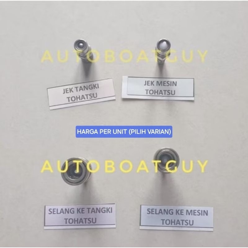 TOHATSU - Jek Konektor Saluran Bensin Mesin Tempel Kompatibel Tohatsu