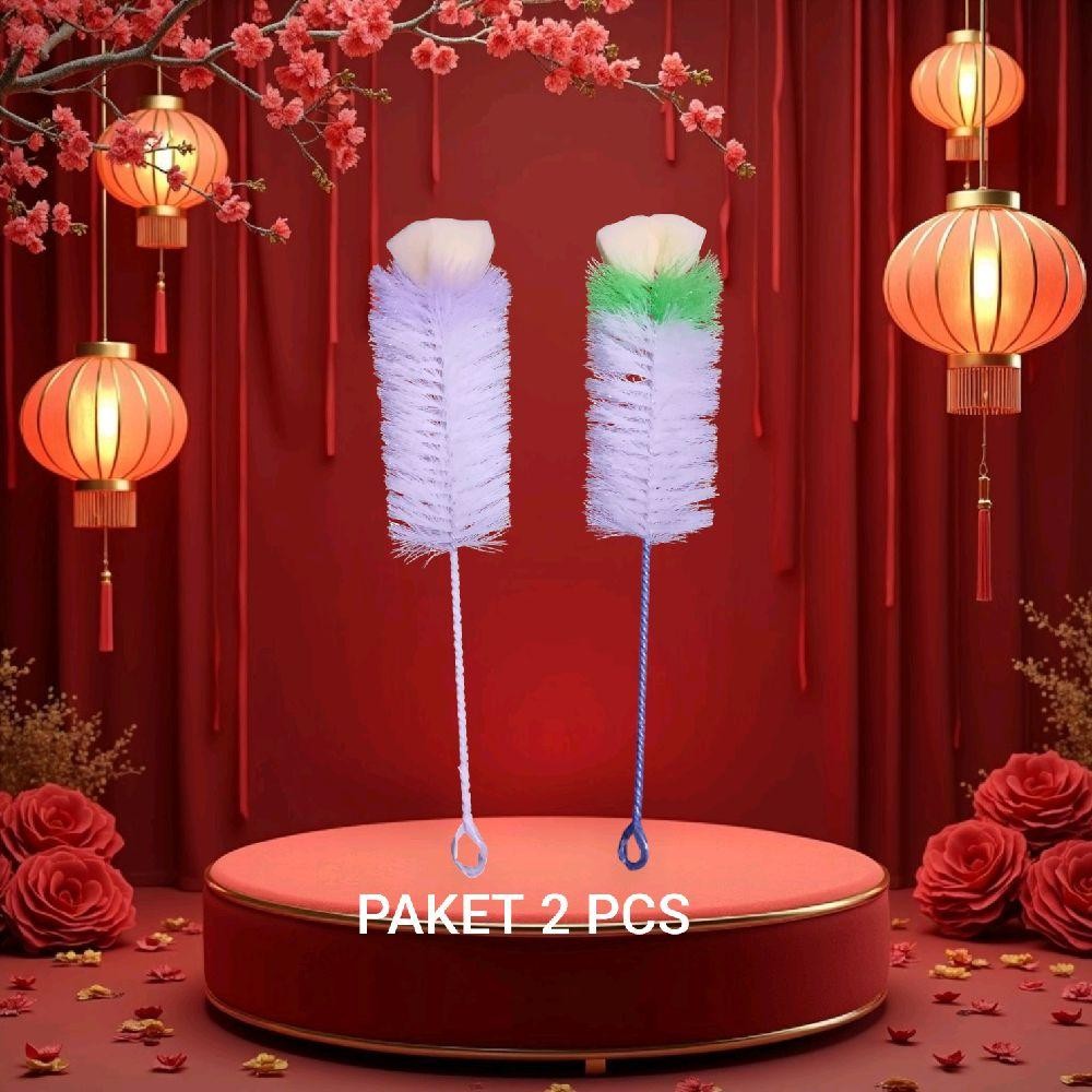Paket 2 Pcs Sikat Botol Busa Panjang 29 Cm Sikat Serbaguna Pembersih