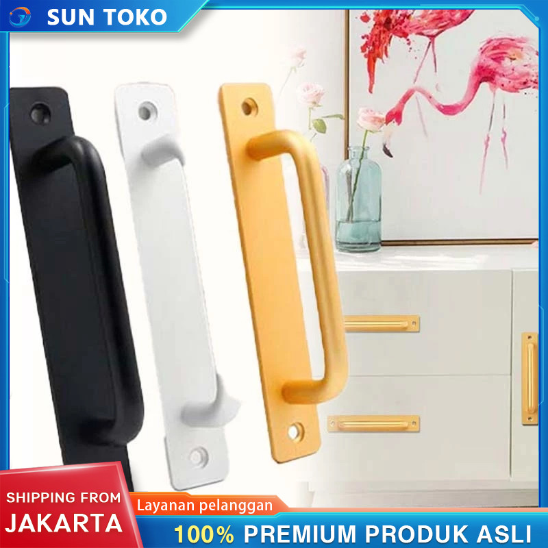 Gagang Pintu Geser Sleding Pull Handle Pintu Pintu Jendela Laci Lemari Alum Alloy Weldom Handle Pint