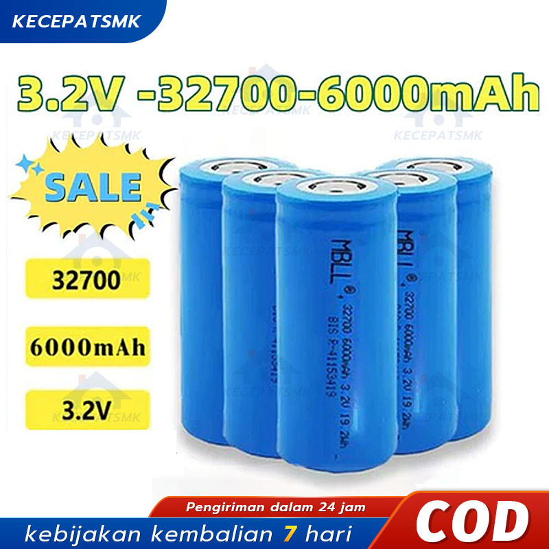 Baterai Lifepo4 32700 6Ah 3.2V NEW