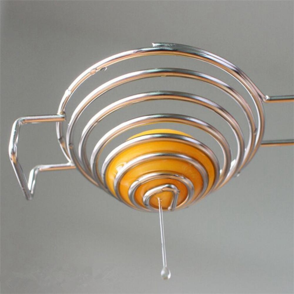 Eggyolk Separator  Durable Circles Funnel Egg Yolk Separator  Silver Color Egg Divider