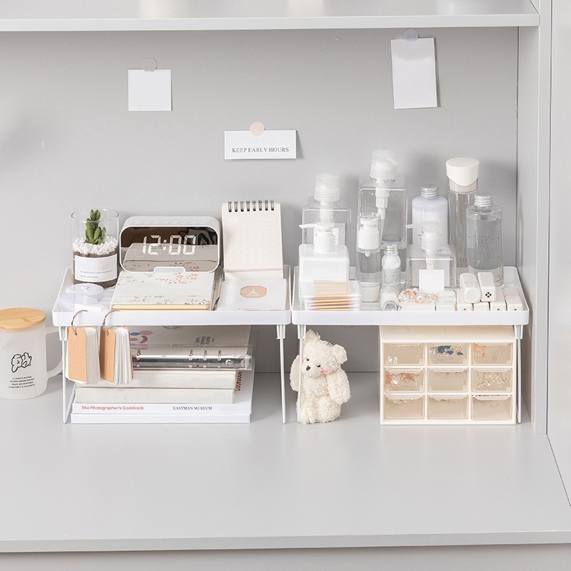 H6726 Rak Meja Lipat Minimalis /  Rak Meja Lipat Serbaguna / Rak Meja Lipat Kerja Estetik / Rak Meja