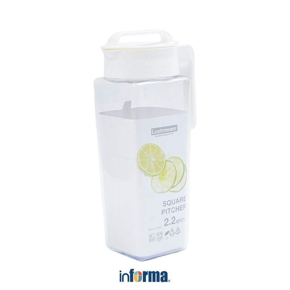 Informa Appetite 2.1 ltr Irona Teko Minum Seamless Plastik Transparan Water Jug Teko Air Pitcher Tem