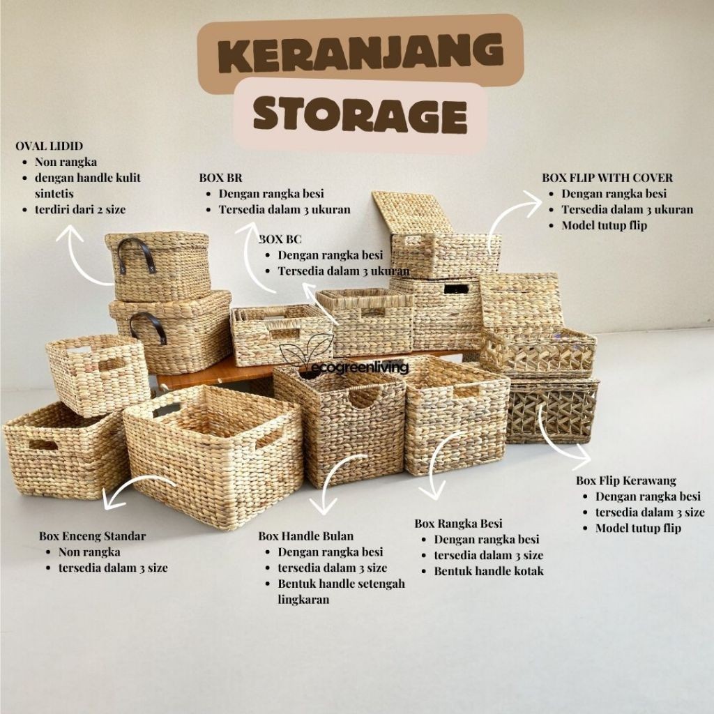 Box lubang rangka besi/storage/keranjang rangka besi/ box/box serbaguna/box anyaman Tangan Pertama