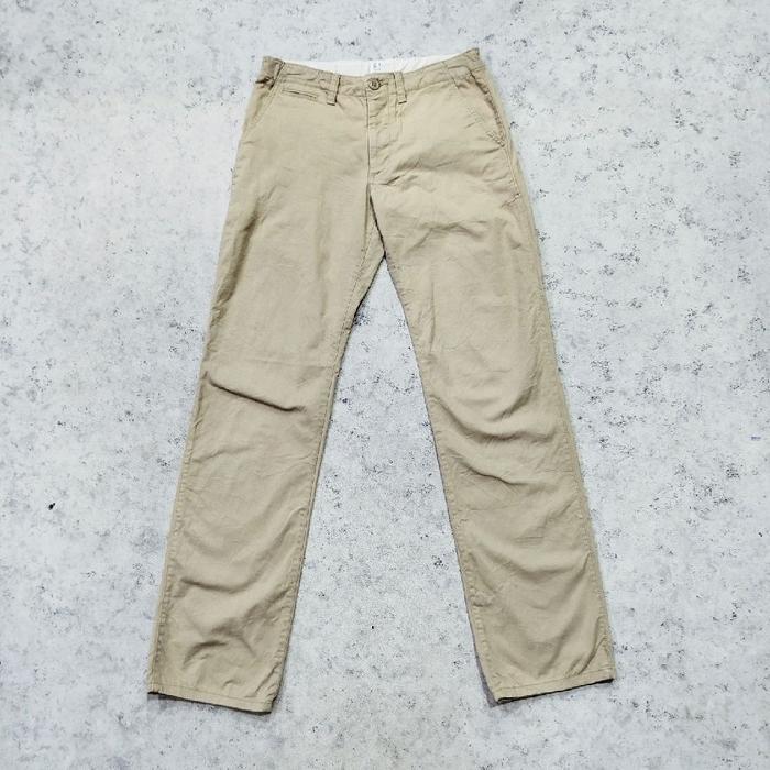 celana panjang chinos pria GAP cream work pants celana kerja formal kantor casual murah bagus