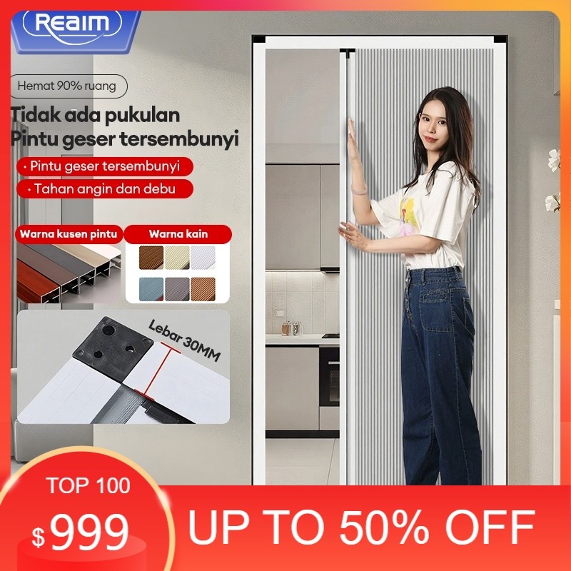 Temukan Pintu lipat geser sliding Honeycomb Anti Karat pintu lipat geser sunyi kamar mandi penyekat 