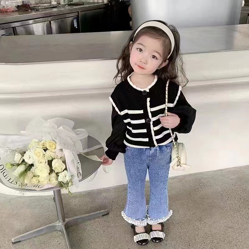 CLEARSHOP Setelan Baju Anak Perempuan 1-4 Tahun / Setelan Baju Anak Cewe  /Setelan Baju Rajut Anak P