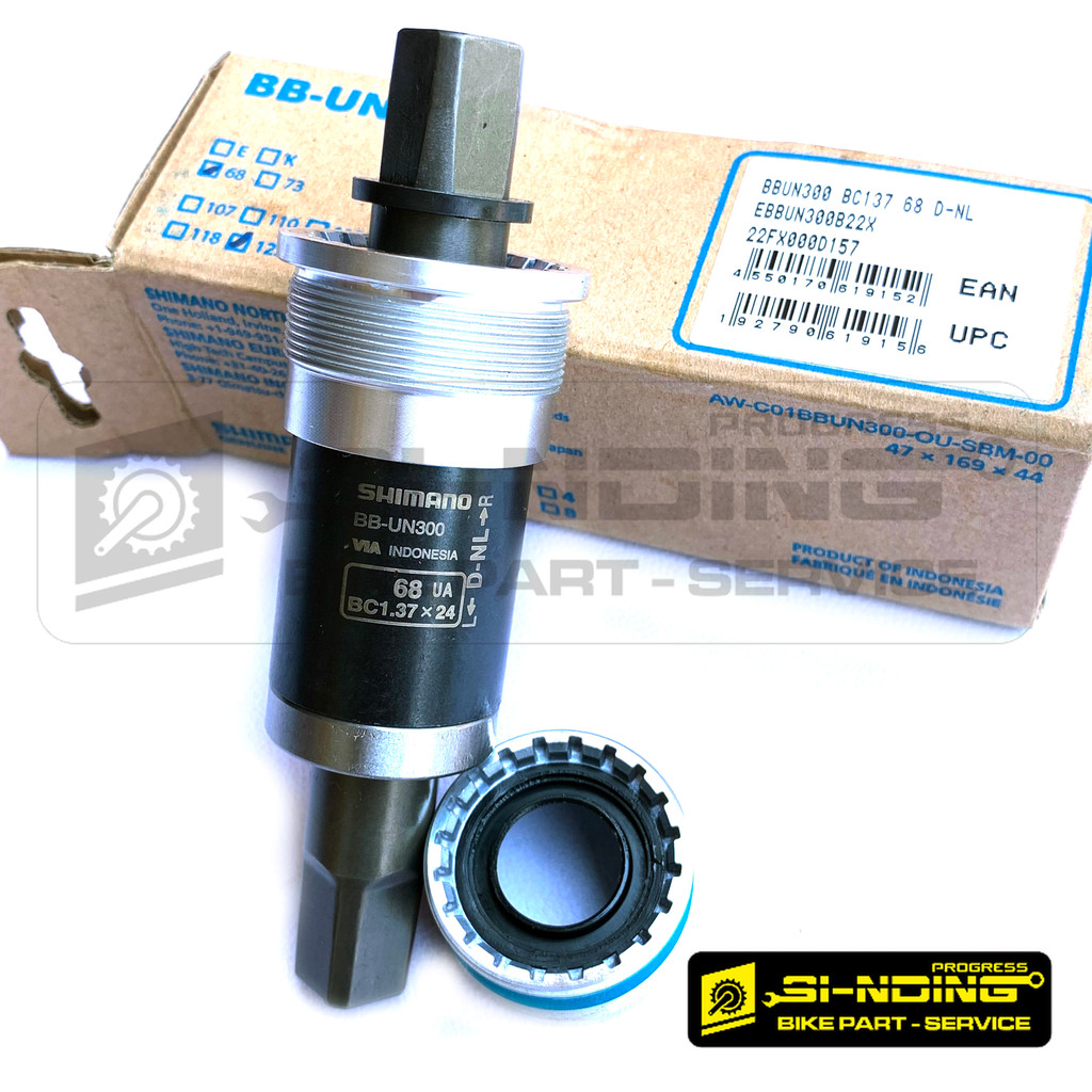 Bottom Bracket Bb Kotak Shimano UN300 122MM Bearing Bsa 68mm Un 300