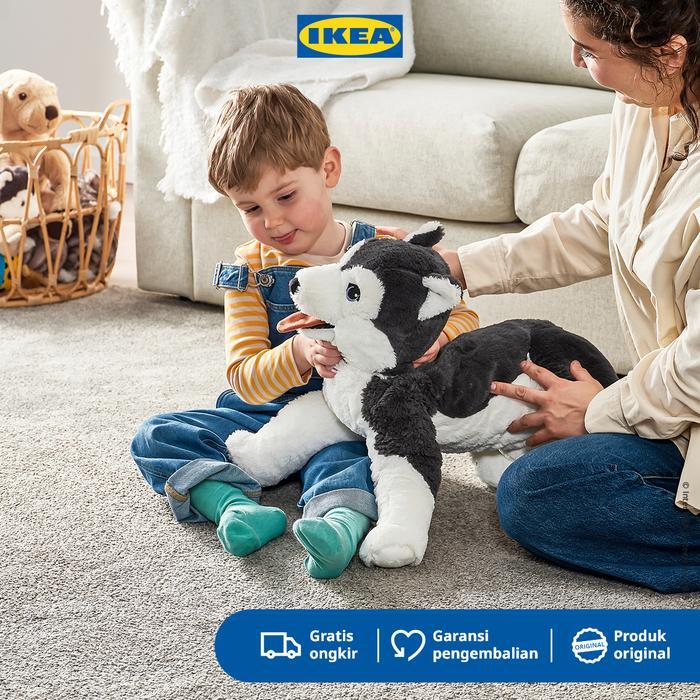 IKEA LIVLIG Boneka Anjing Bahan Poliester 57 cm