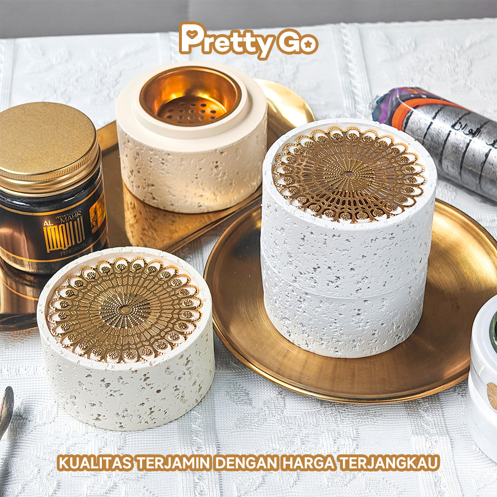 Tempat Bakar Dupa Pembakar Dupa Estetik Minimalis Pengharum Ruang Alami dengan Desain Simpel & Elega