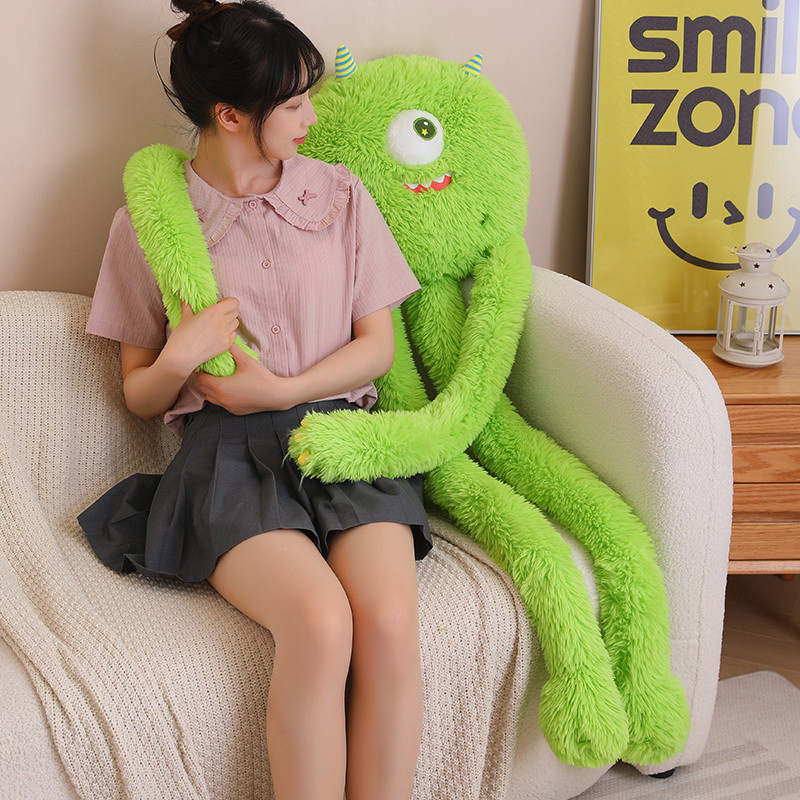 110/125cm Cute Long Legs Plush Monsters Strange Throw Pillow Cushion Bed Doll Throw Giant Plush Home