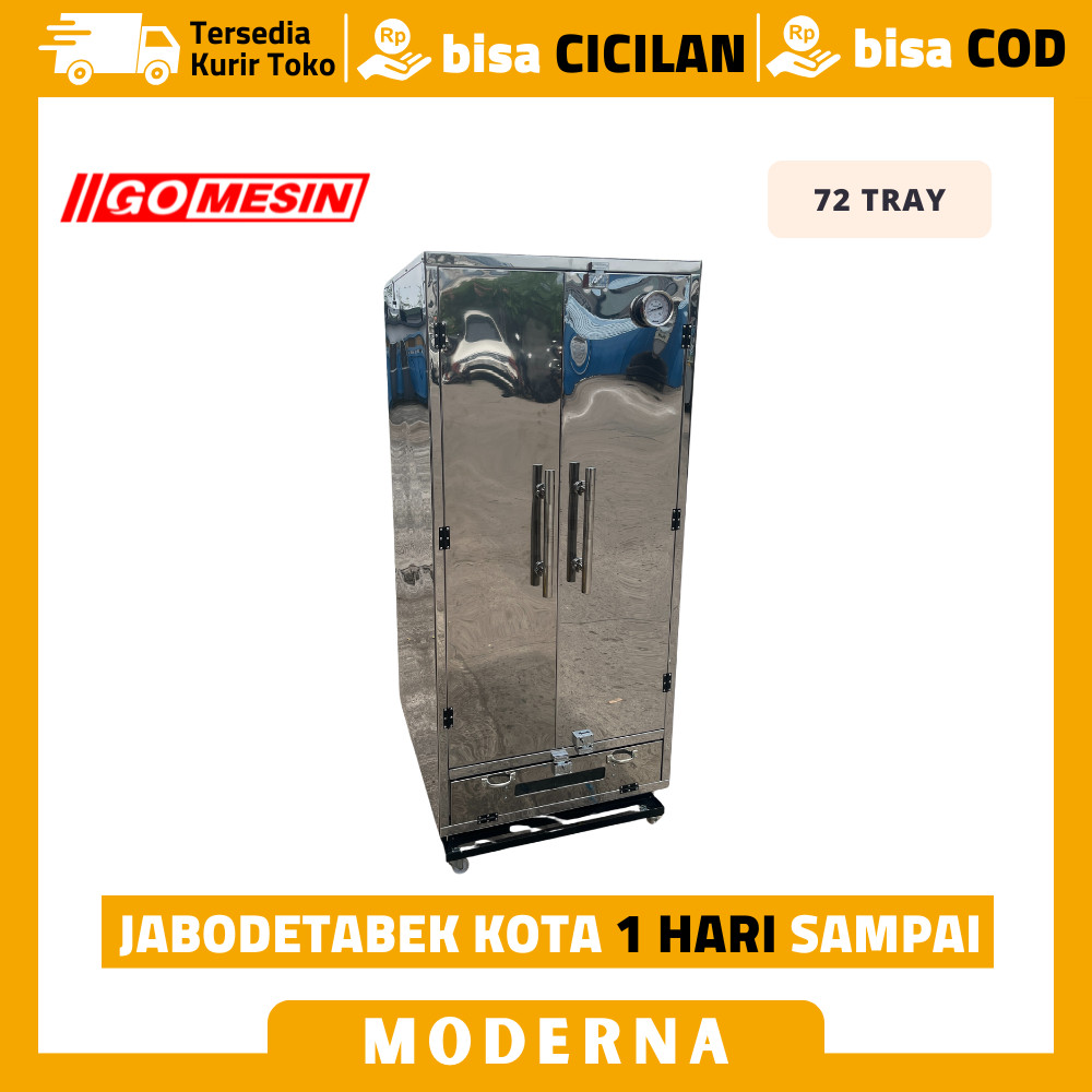 Mesin Pengering Ompreng 72 Tray - sudah termasuk peti kayu