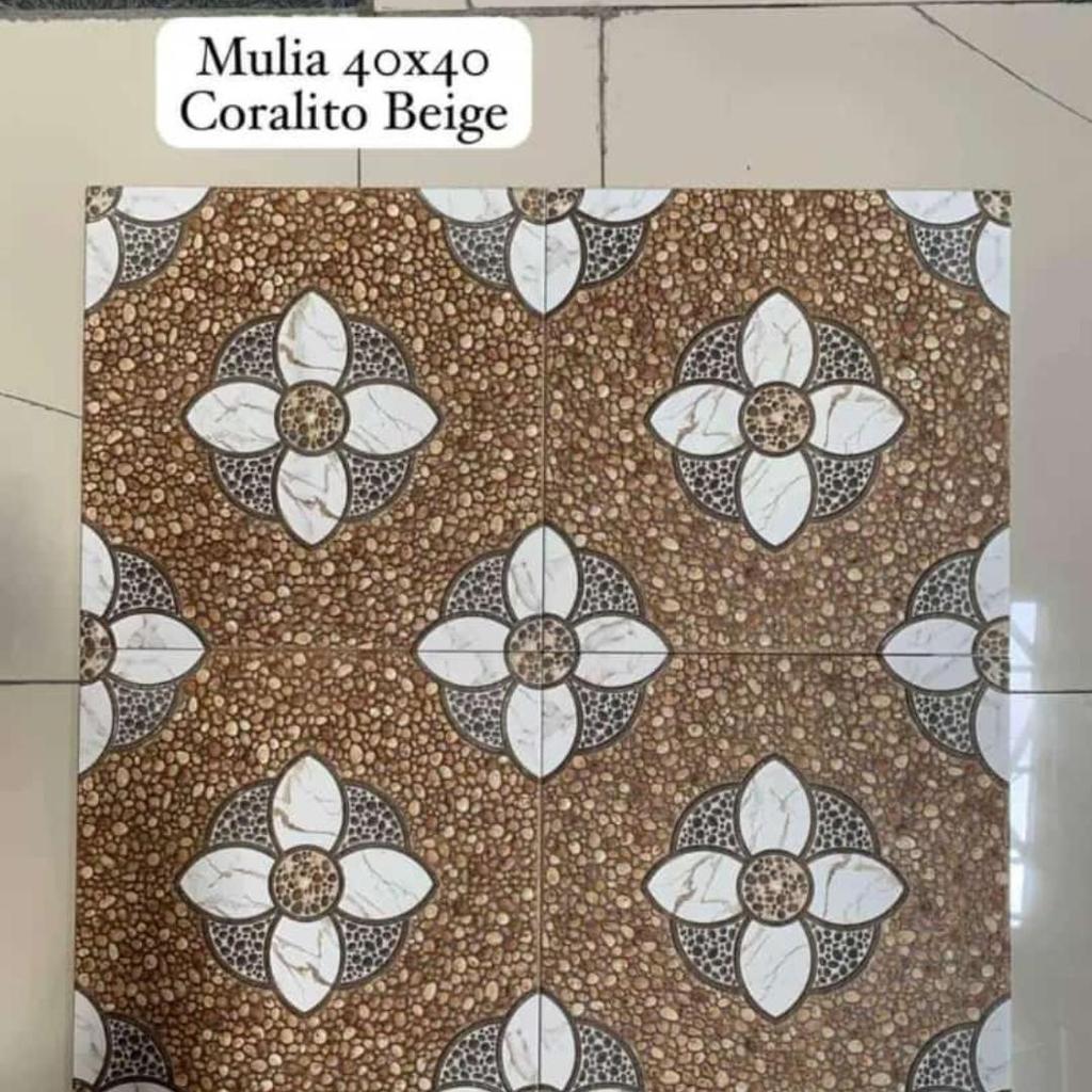 keramik Mulia 40x40 carlito begie