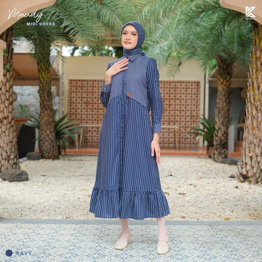 Midi dress by Korina️Midi Dress Maudy Midi Dress, midi korina, midi motif, midi korina