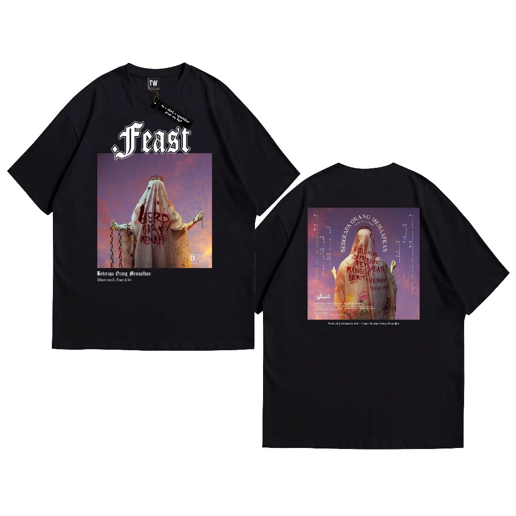 Kaos Feast Beberapa Orang Memaafkan - Album Musik Feast Beberapa Orang Memaafkan