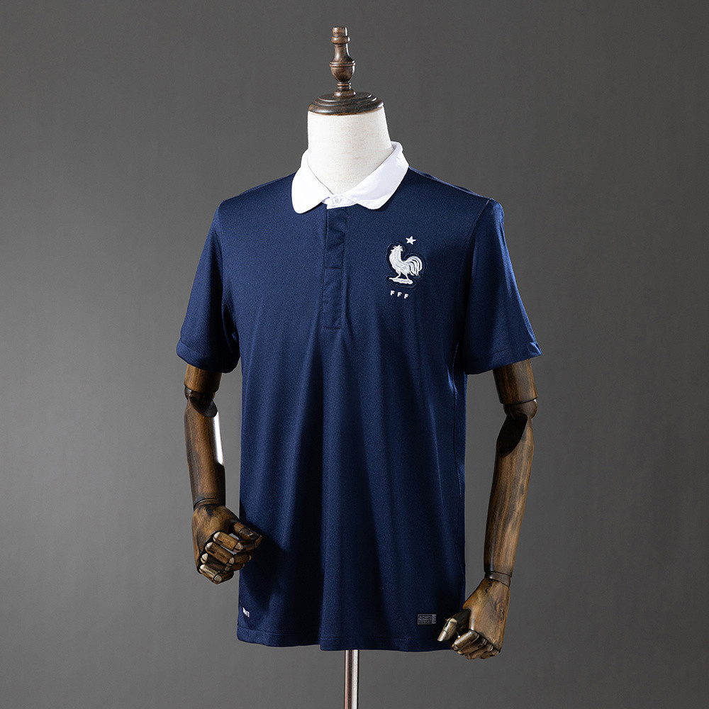 Jersey Retro France 2014 Home T shirt pria