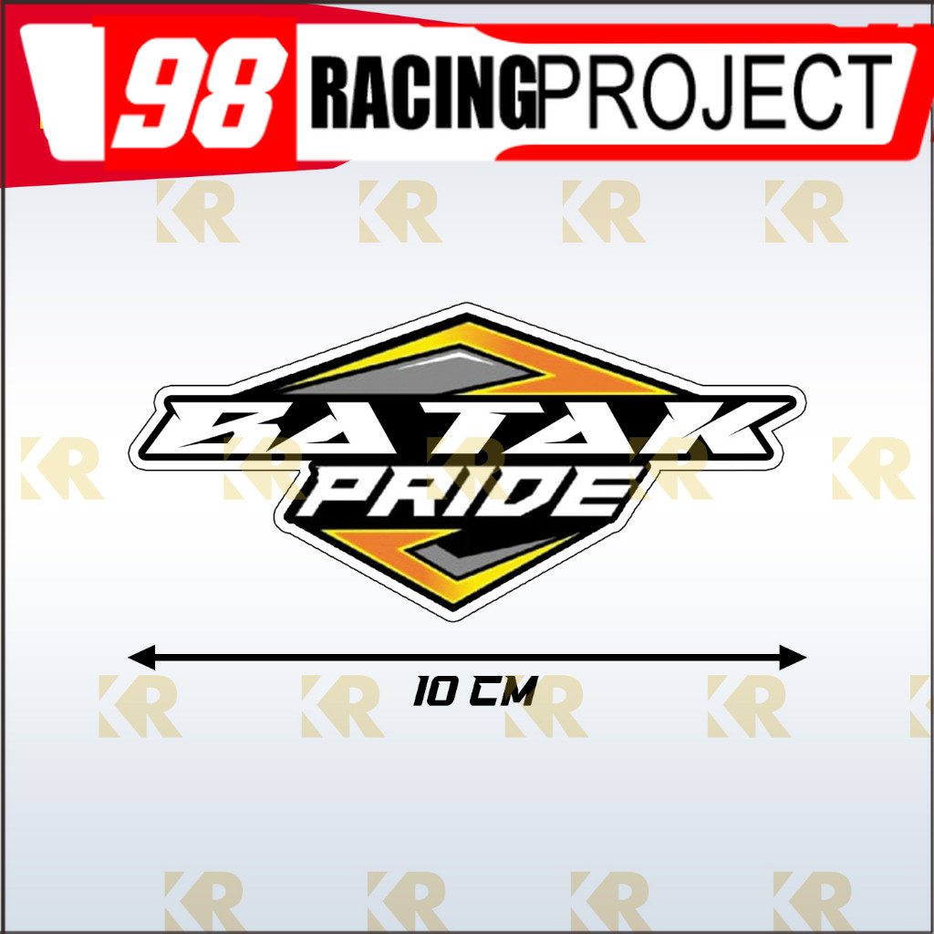 Stiker Batak Pride Sticker Racing