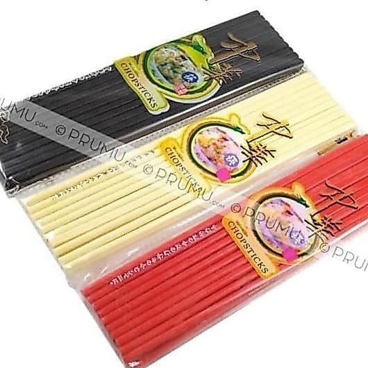 SUMPIT MELAMIN 10 PASANG - Hitam