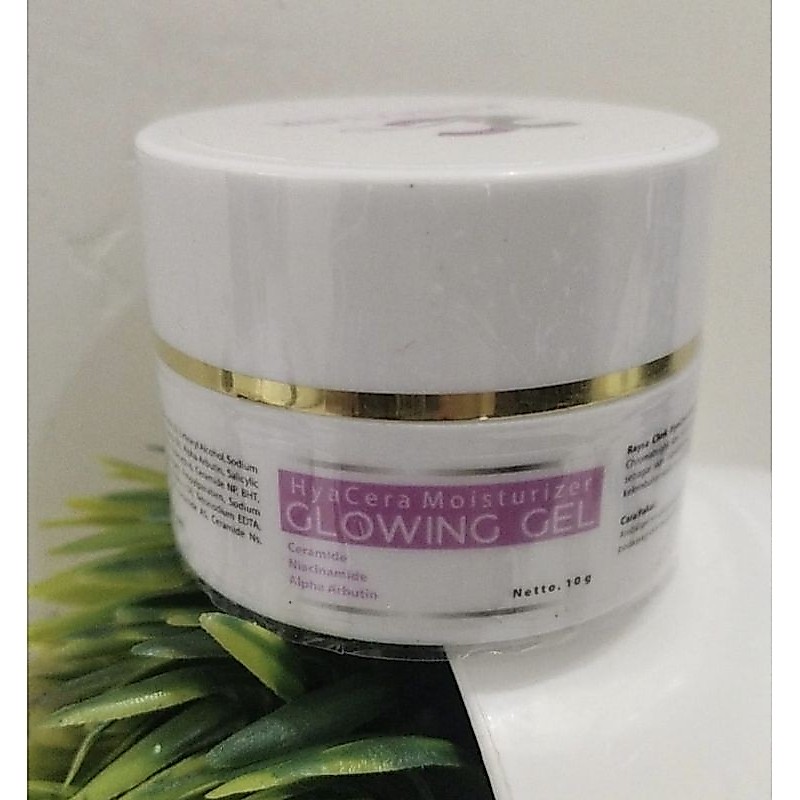 GEL GLOWING MOISTURIZER & PAKET SIANG & MALAM GEL MOIST PREMIUM Raysa Clink BPOM (ORYGINAL)