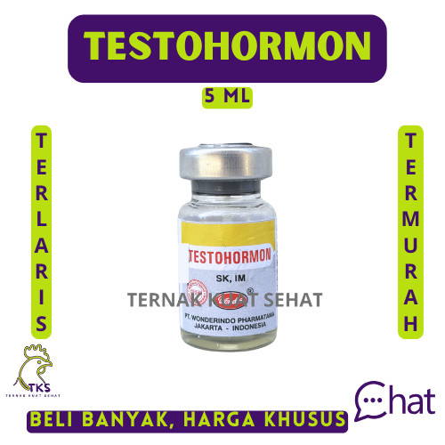 TESTOHORMON 5 ml - Mengatasi Gangguan Reproduksi Hewan Wonder