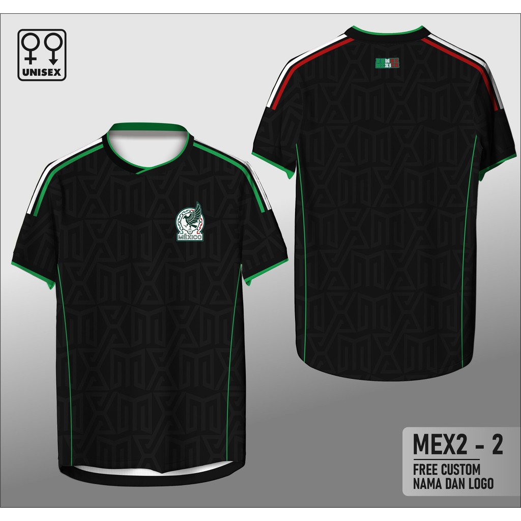 Jersey Third Mexico 2026 Kaos Bola 3rd Meksiko 26 Free Custom Nama dan Logo