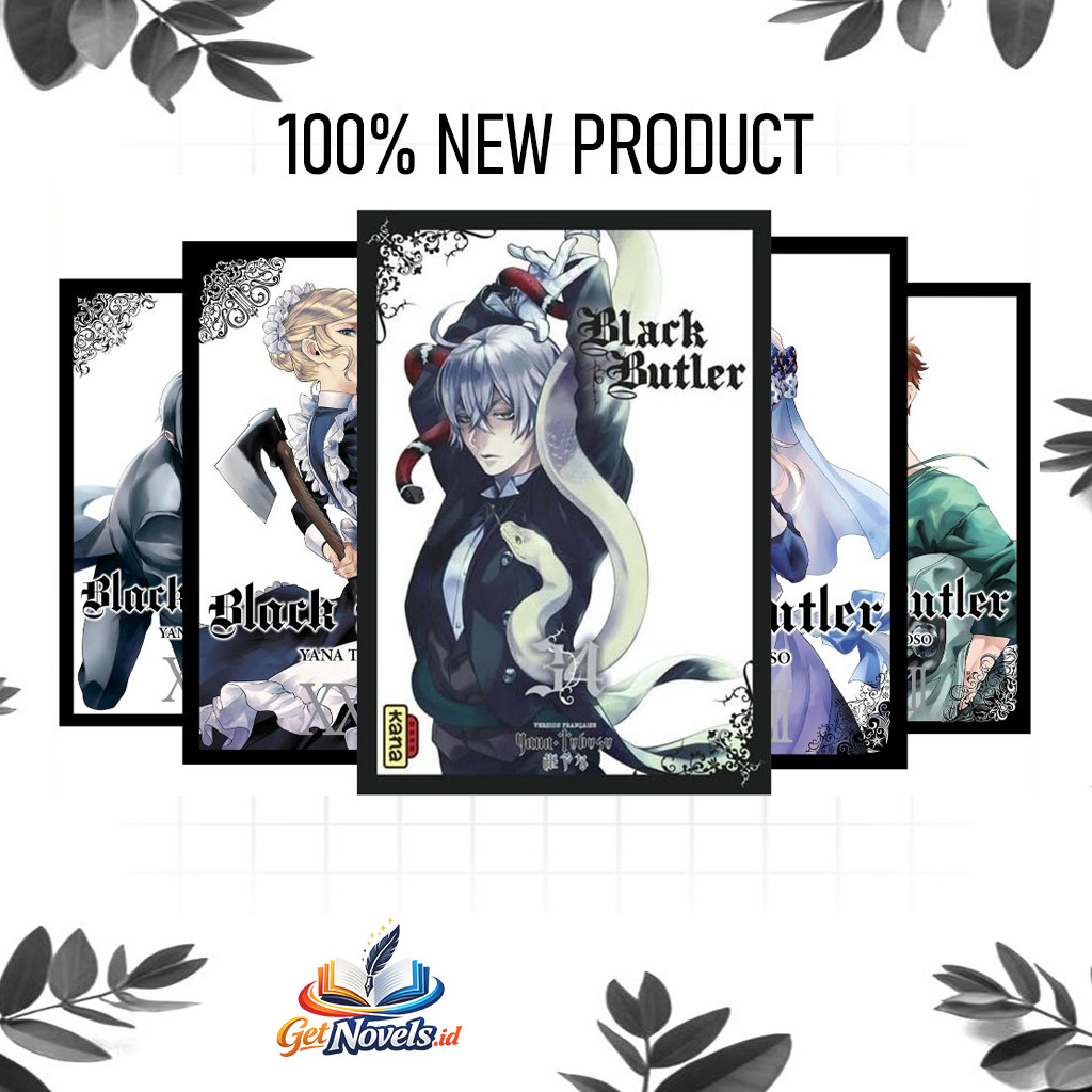 Black Butler Manga (33 Book series) (English)