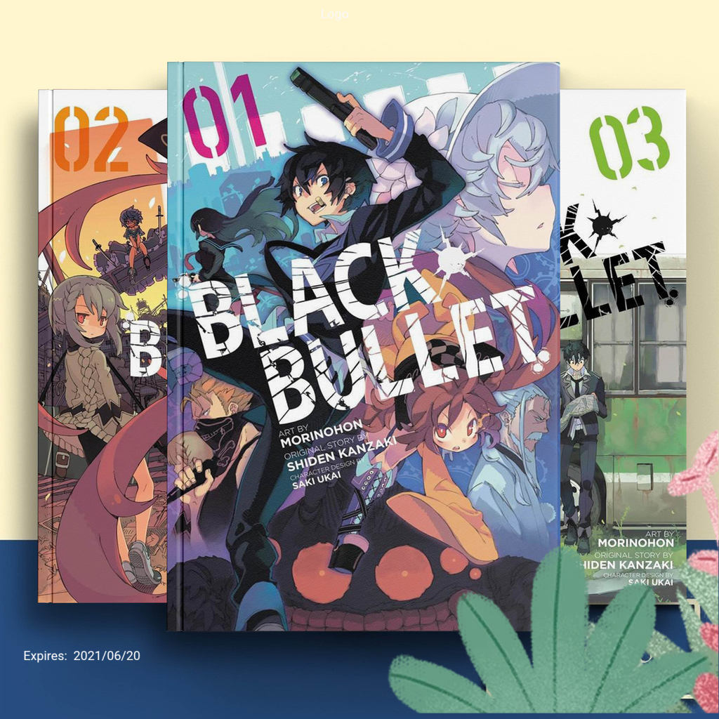 Black Bullet, Vol. 1-4 ( Komik Manga ) by Shiden Kanzaki