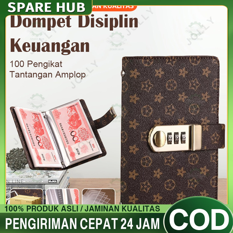 Dompet Disiplin Keuangan / Dompet Kas Keuangan Tabungan / Dompet Pengatur Bulanan