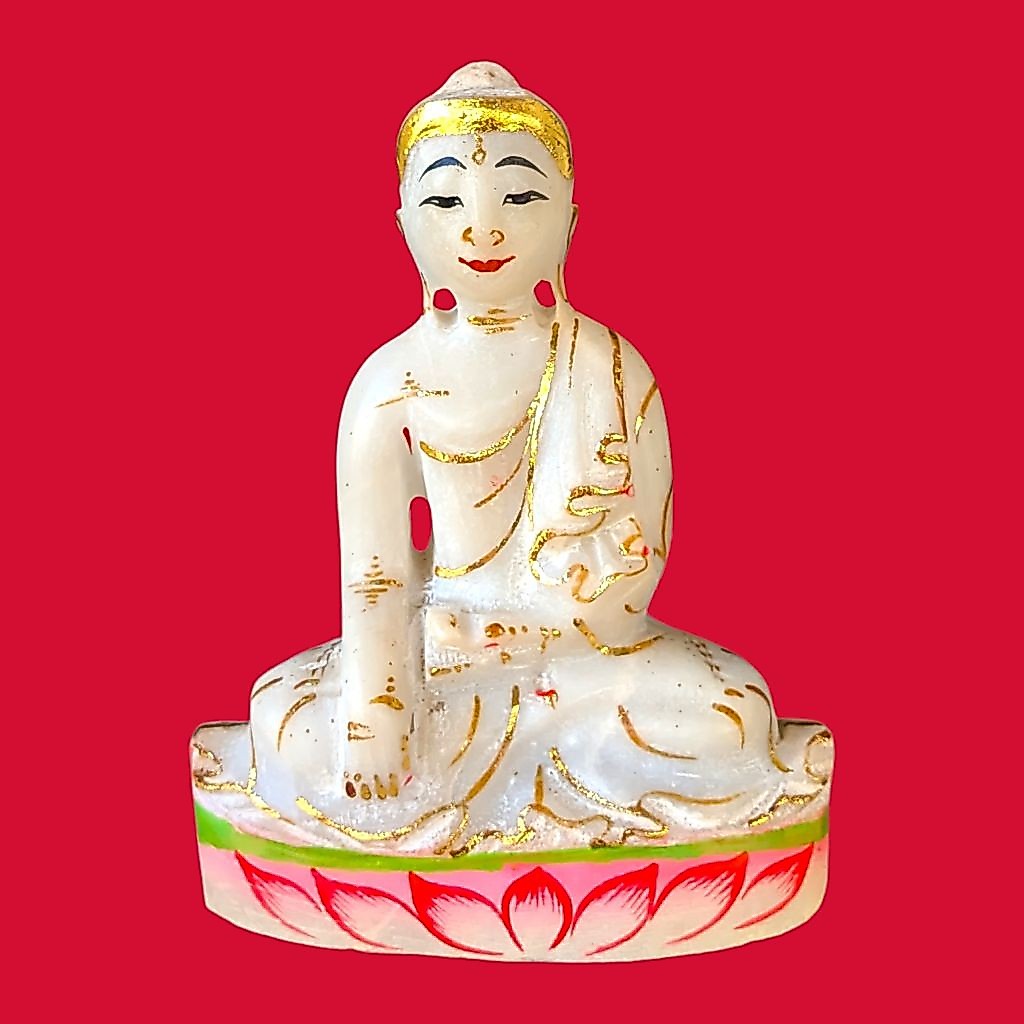 Buddha Mahayana Bucha Made from Natural Stone.