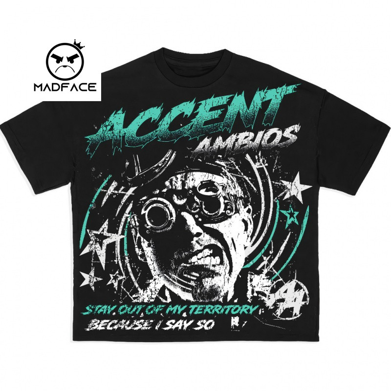 Kaos AccentAmbios Heavyweight  - Hitam