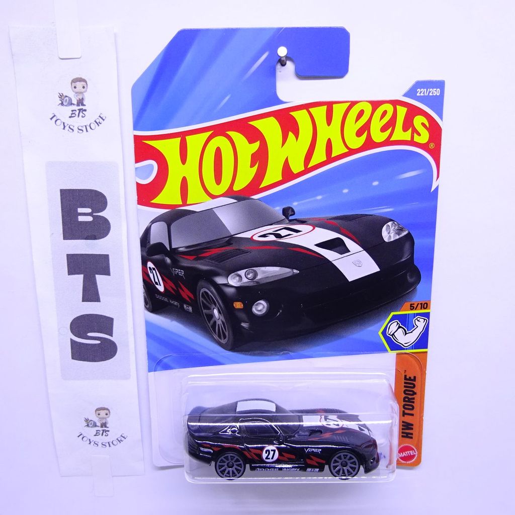 Hot Wheels 96 Dodge Viper GTS Hitam No. 27