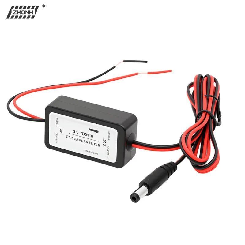 [H]12V DC Power Relay Capacitor Filter Connector Car Rear View Rectifier For Backup Auto Car Camera 