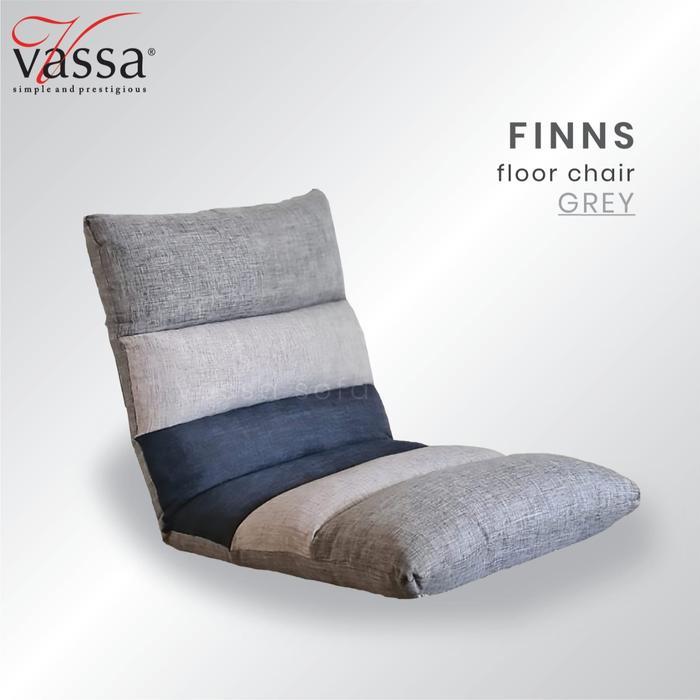 Floor chair Finns by Vassa sofa | Kursi lipat | Kursi Lesehan - GREY