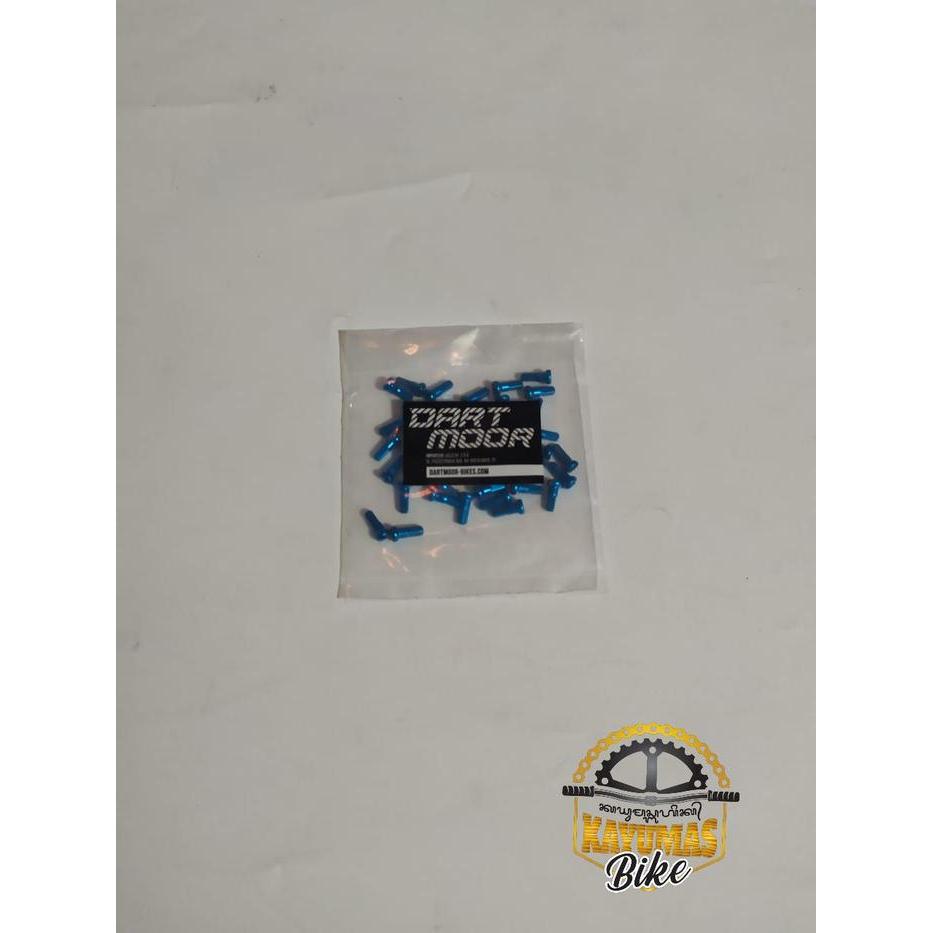 NIPPLE ALUMUNIUM DARTMOOR 38pcs - turquoise