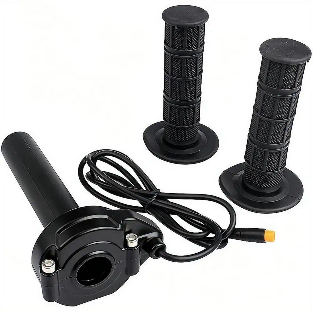 Ebike Full Twist Throttle 3 Pin Ebike Throttle Kit 12V72V Waterproof Quick Twist Throttle for Macfox