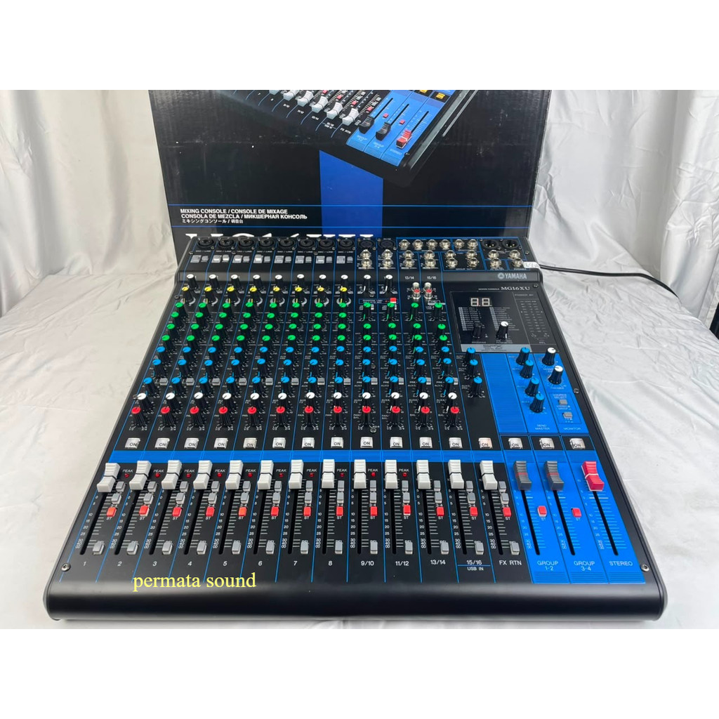 Audio Mixer Yamaha MG16XU mixer 16 channel MG 16 XU