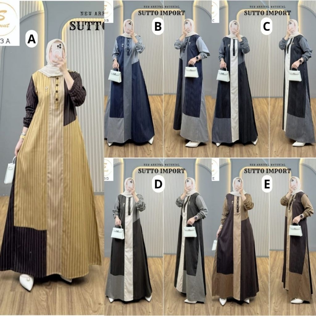 DRESS ADELA by SMUT maxy Dress Katun Premium DRESS LEBARAN