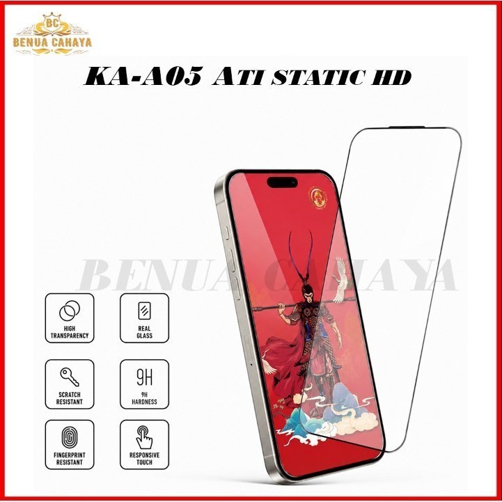 KA-A05 ESD TEMPERED GLASS MONKEY KING  FOR IPHONE 8 8 PLUS 7 7 PLUS 6 6 PLUS 6S PLUS