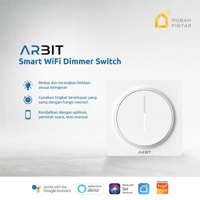 ARBIT Smart WiFi Saklar Redup Dimmer Switch TUYA