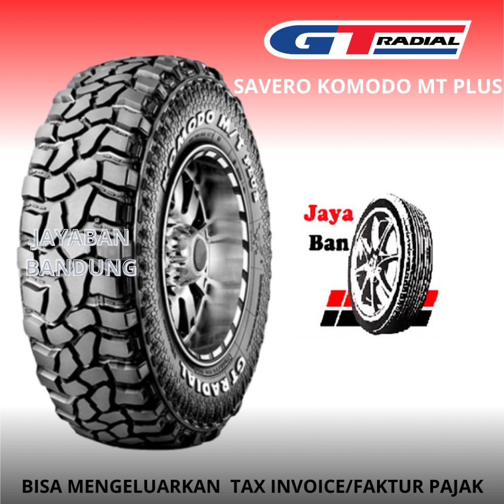 GT SAVERO KOMODO MT PLUS SIZE 33 X 12.5 R20 - BAN OFFROAD MOBIL 4WD 33X12.50 R20